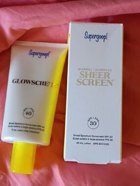 Supergoop! Glowscreen SPF 40 - White Tube with Yellow Cap